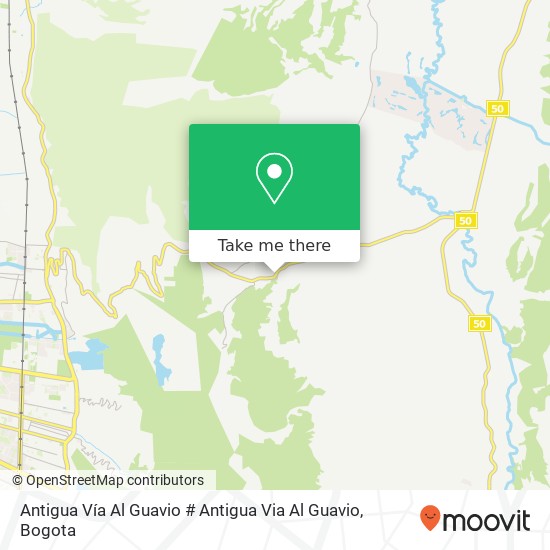 Antigua Vía Al Guavio # Antigua Via Al Guavio map