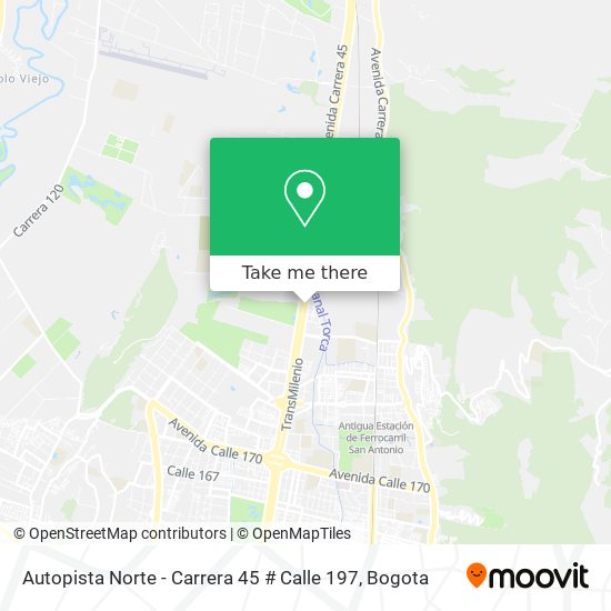 Autopista Norte - Carrera 45 # Calle 197 map
