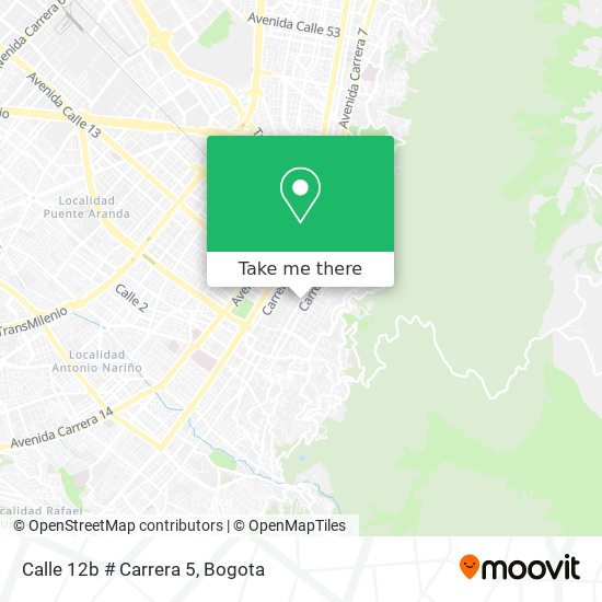 Calle 12b # Carrera 5 map