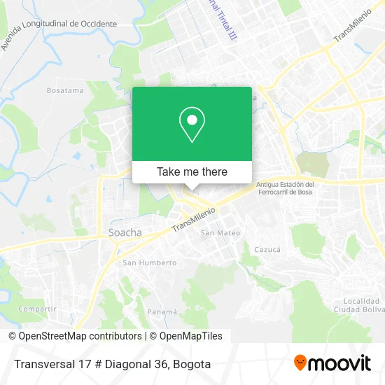 Transversal 17 # Diagonal 36 map