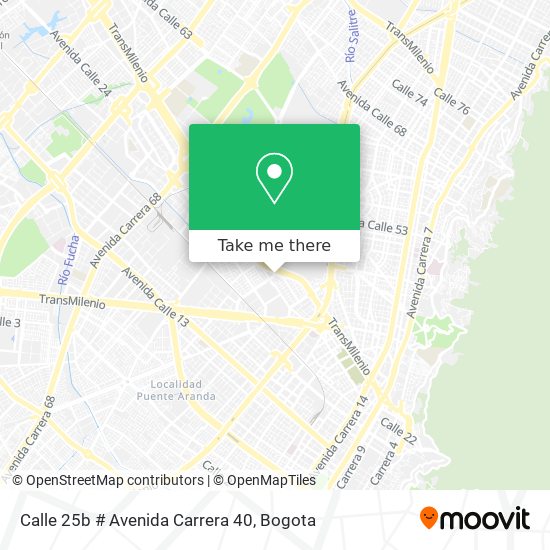 Calle 25b # Avenida Carrera 40 map