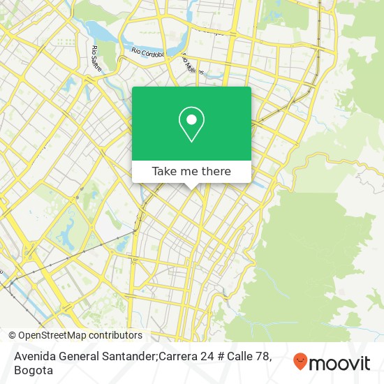 Avenida General Santander;Carrera 24 # Calle 78 map
