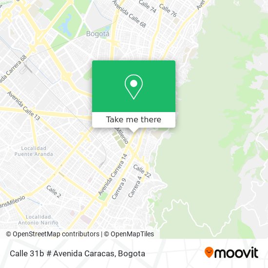 Calle 31b # Avenida Caracas map