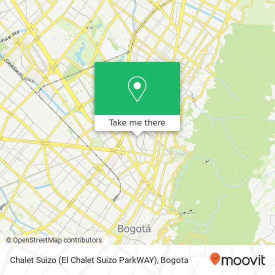 Chalet Suizo (El Chalet Suizo ParkWAY) map