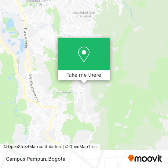 Campus Pampuri map