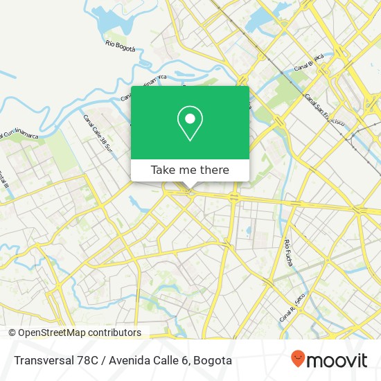 Transversal 78C / Avenida Calle 6 map