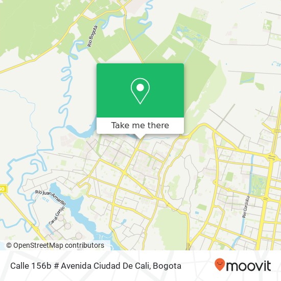 Calle 156b # Avenida Ciudad De Cali map