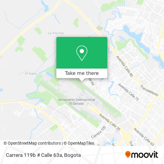 Carrera 119b # Calle 63a map