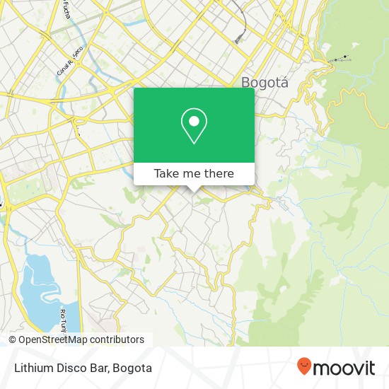 Mapa de Lithium Disco Bar