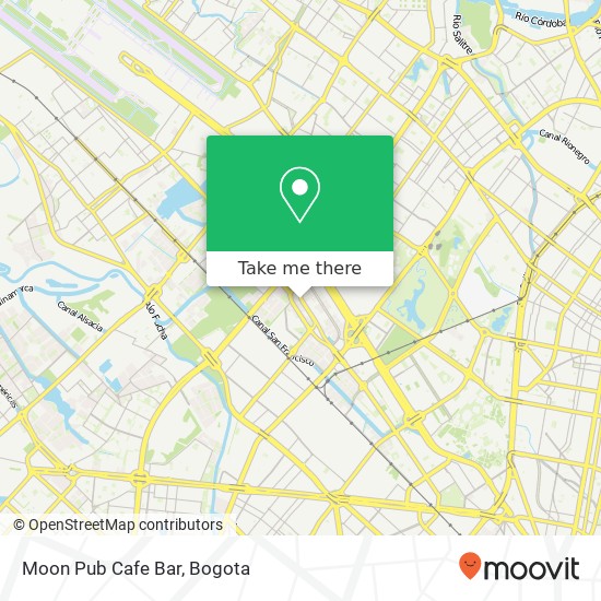 Moon Pub Cafe Bar map