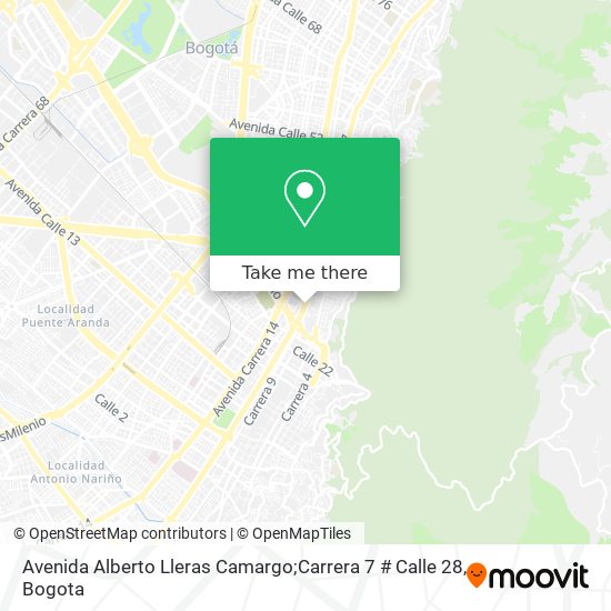 Avenida Alberto Lleras Camargo;Carrera 7 # Calle 28 map
