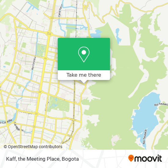 Kaff, the Meeting Place map