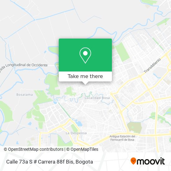 Calle 73a S # Carrera 88f Bis map