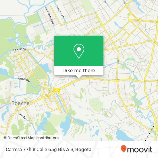 Carrera 77h # Calle 65g Bis A S map