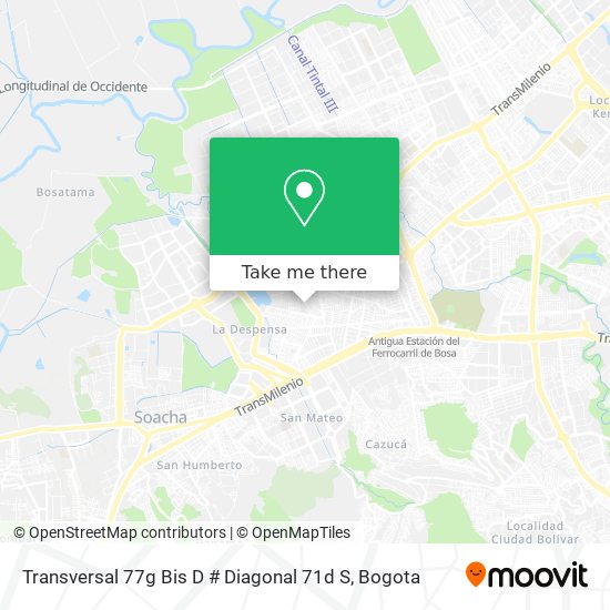 Transversal 77g Bis D # Diagonal 71d S map