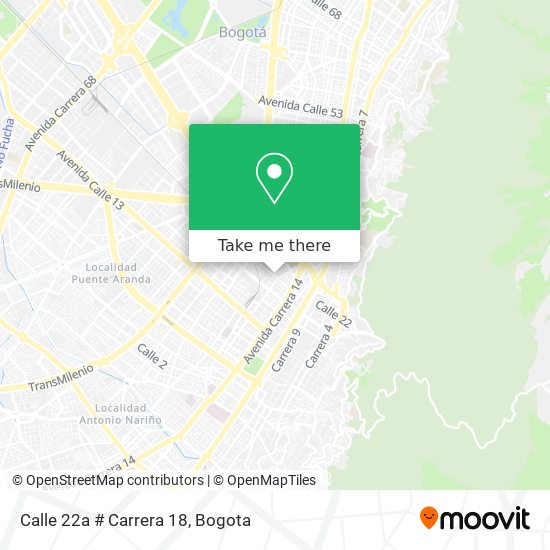 Calle 22a # Carrera 18 map