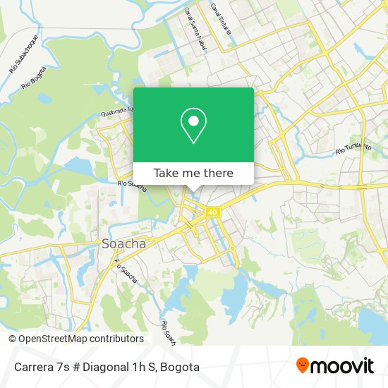 Mapa de Carrera 7s # Diagonal 1h S