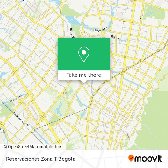 Mapa de Reservaciones Zona T