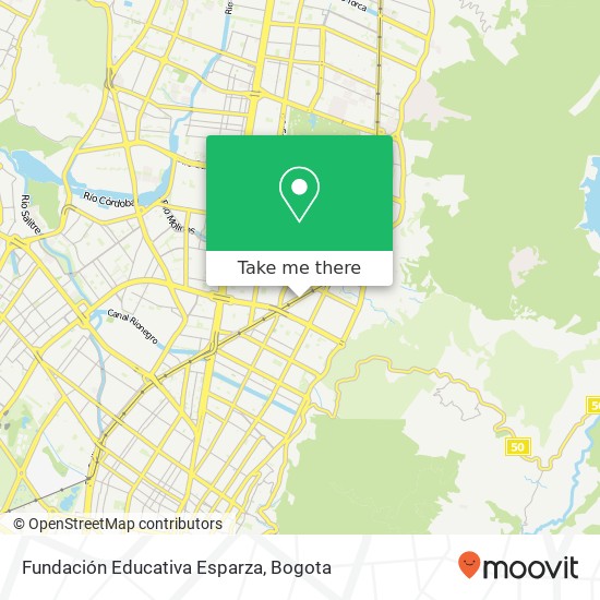 Fundación Educativa Esparza map