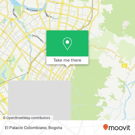 El Palacio Colombiano map