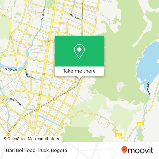 Mapa de Hari Bol Food Truck