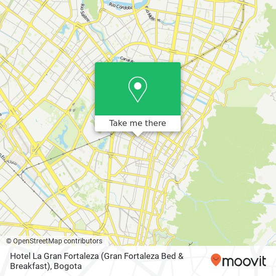 Hotel La Gran Fortaleza (Gran Fortaleza Bed & Breakfast) map