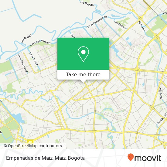 Mapa de Empanadas de Maiz, Maiz