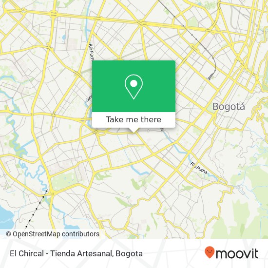 Mapa de El Chircal - Tienda Artesanal
