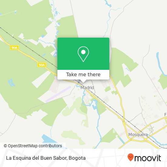 La Esquina del Buen Sabor map