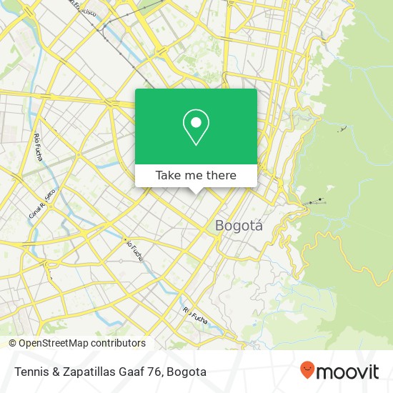 Tennis & Zapatillas Gaaf 76 map