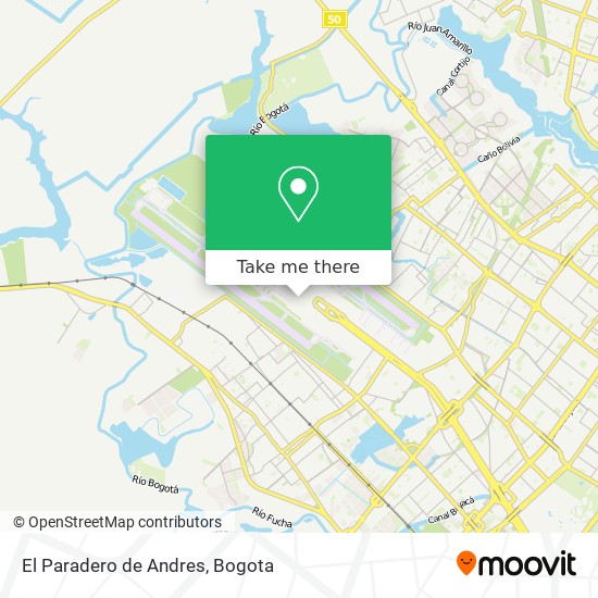 El Paradero de Andres map