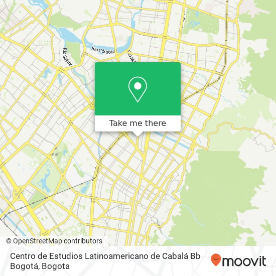 Centro de Estudios Latinoamericano de Cabalá Bb Bogotá map