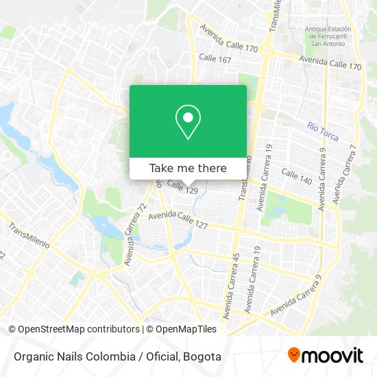 Organic Nails Colombia / Oficial map