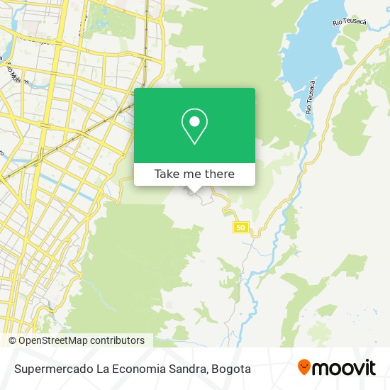 Supermercado La Economia Sandra map