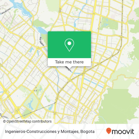 Ingenieros-Construcciones y Montajes map