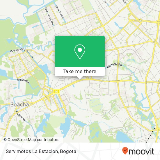 Mapa de Servimotos La Estacion