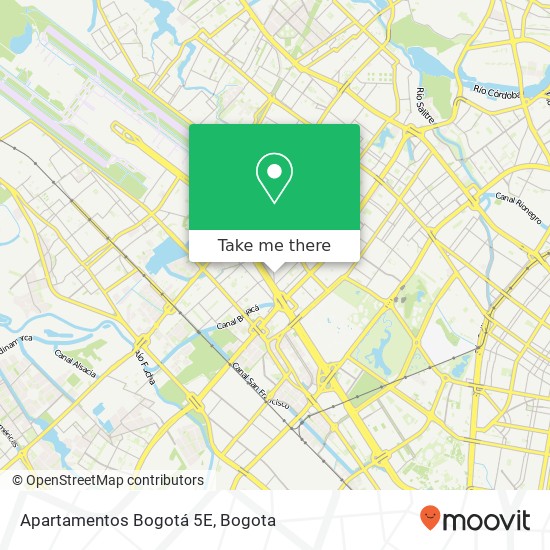 Mapa de Apartamentos Bogotá 5E