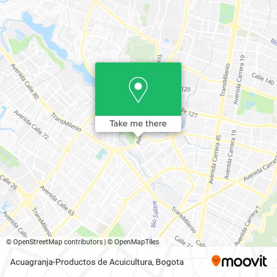 Acuagranja-Productos de Acuicultura map