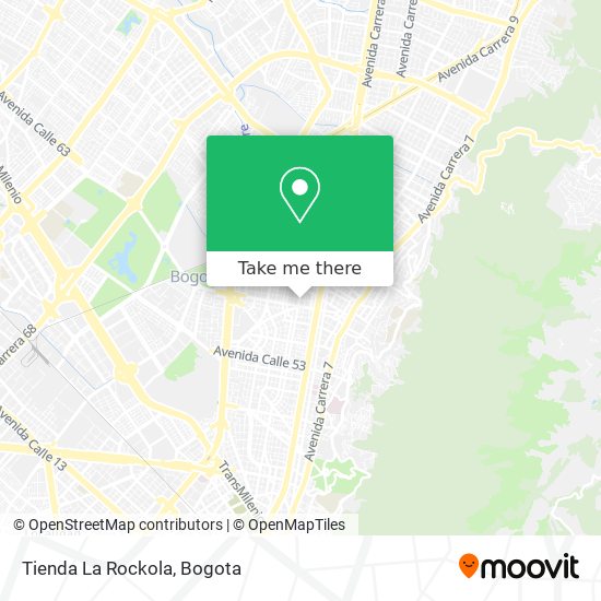 Tienda La Rockola map