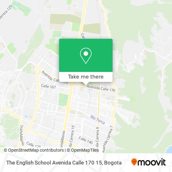 The English School Avenida Calle 170 15 map