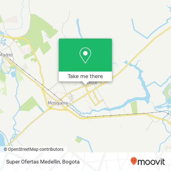 Super Ofertas Medellín map