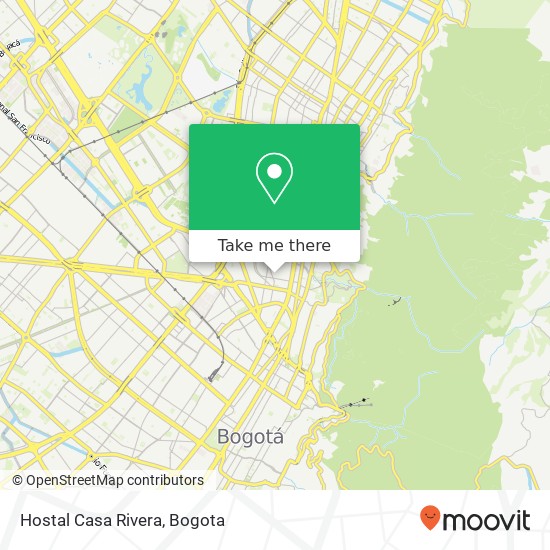 Hostal Casa Rivera map