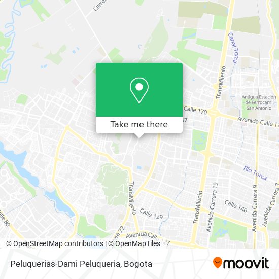 Peluquerias-Dami Peluqueria map