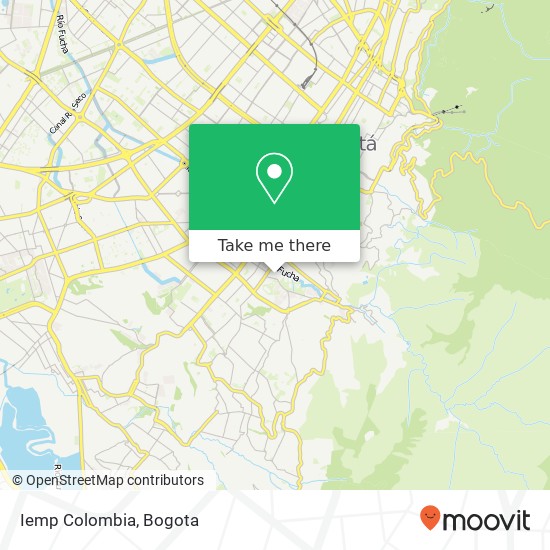 Iemp Colombia map