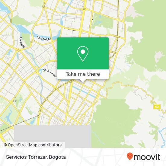 Servicios Torrezar map