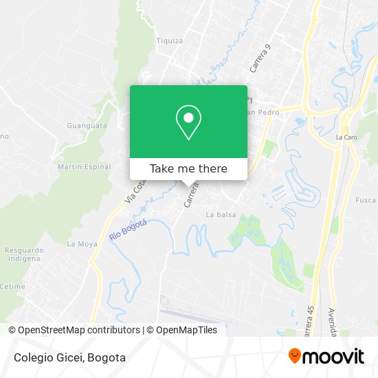 Mapa de Colegio Gicei