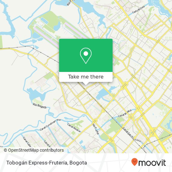 Tobogán Express-Frutería map