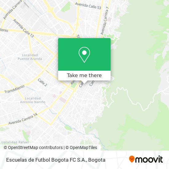 Escuelas de Futbol Bogota FC S.A. map
