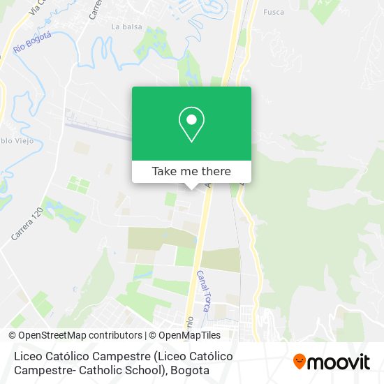 Mapa de Liceo Católico Campestre (Liceo Católico Campestre- Catholic School)