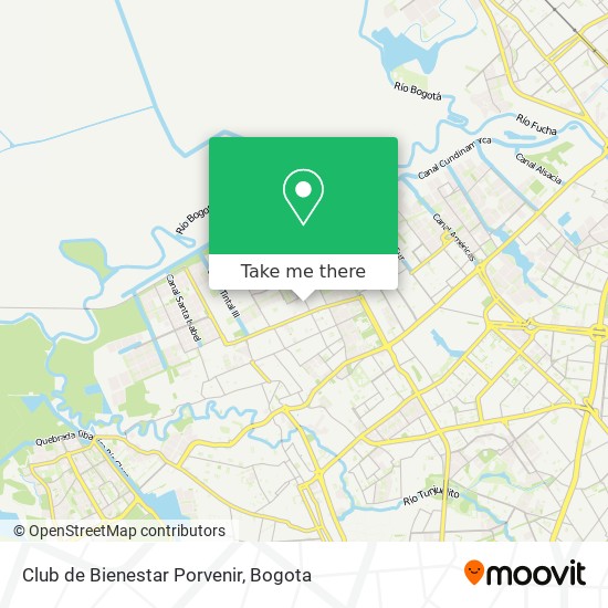 Club de Bienestar Porvenir map
